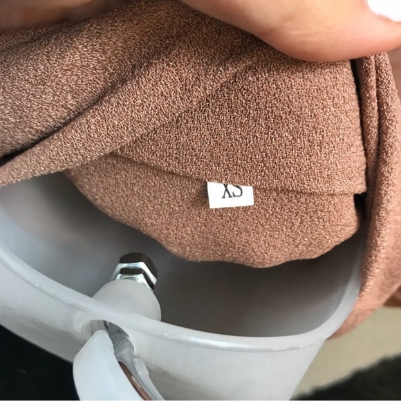 Layered Taupe Wrap Jacket - Picture 5 of 5